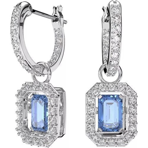 Ohrringe - Millenia drop Octagon cut Rhodium plated - Gr. unisize - in Silber - für Damen - Swarovski - Modalova