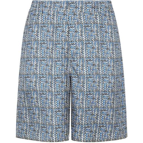 Printed Silk Shorts - Größe 48 - Fendi - Modalova