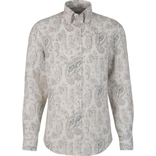 Paisley Motif Shirt - Größe S - BRUNELLO CUCINELLI - Modalova