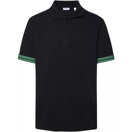 Black Polo Shirt - Größe L - black - Burberry - Modalova