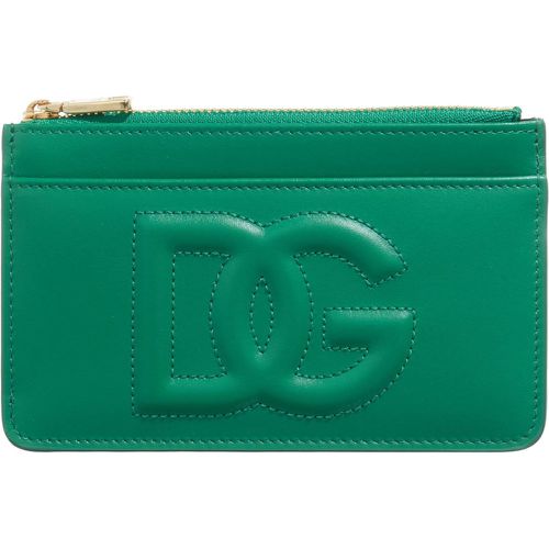 Portemonnaie - Logo Leather Card Holder - Gr. unisize - in - für Damen - Dolce&Gabbana - Modalova