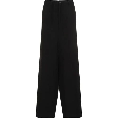 Black Lyocell Fluid Tailored Pants - Größe S - Balenciaga - Modalova