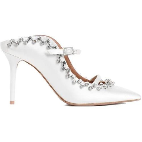 Pumps & High Heels - Gala 85 White Satin Pumps - Gr. 38,5 (EU) - in - für Damen - Malone Souliers - Modalova