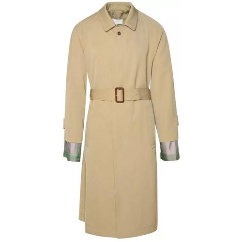 Beige Virgin Wool Trench Coat - Größe 48 - brown - Maison Margiela - Modalova