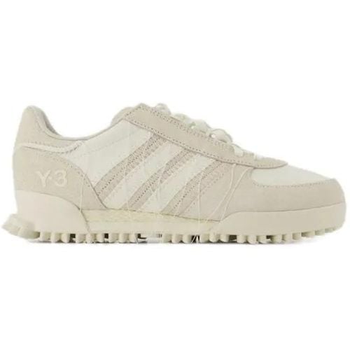 Low-Top Sneaker - Marathon Tr Sneakers - Off-White - Leather - Gr. 11 - in - für Damen - Y-3 - Modalova