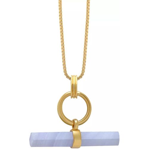 Halskette - Serenity T-Bar and Necklace - Gr. unisize - in Blau - für Damen - Rachel Jackson London - Modalova