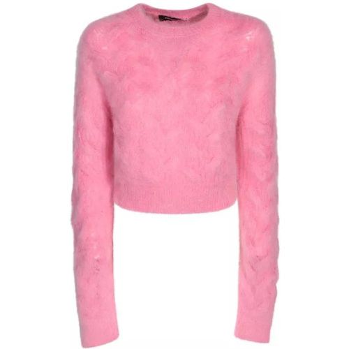 Mohair-Blend Pullover With Brushed Effect - Größe M - pink - Dsquared2 - Modalova