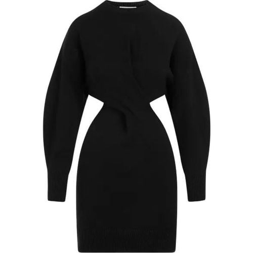 Black Wool Mini Dress - Größe XS - alexander mcqueen - Modalova