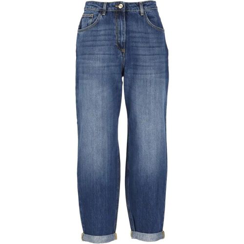 Blue Cotton Jeans - Größe 25 - blau - Elisabetta Franchi - Modalova