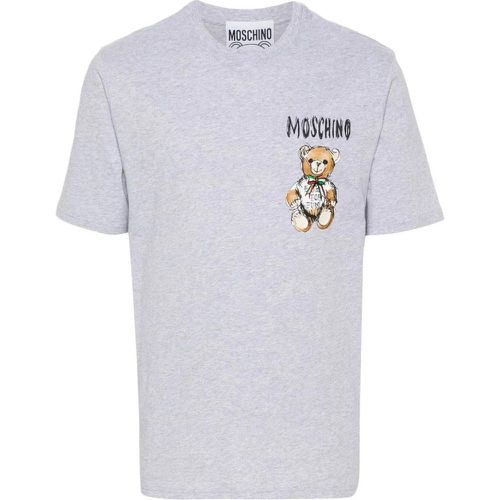 T-shirts and Polos Grey Gray - Größe 52 - Moschino - Modalova