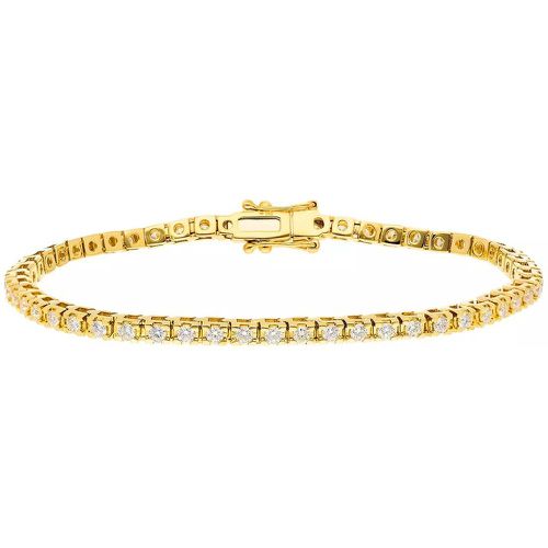 Armband - bracelet 585 YG 54 diamonds tot.approx. 2,00 ct. H - Gr. M - in - für Damen - diamondline - Modalova