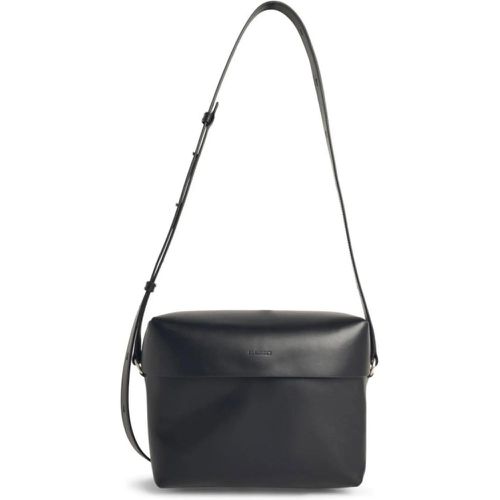 Shopper - Lid' Black Leather Crossbody Bag - Gr. unisize - in - für Damen - Jil Sander - Modalova