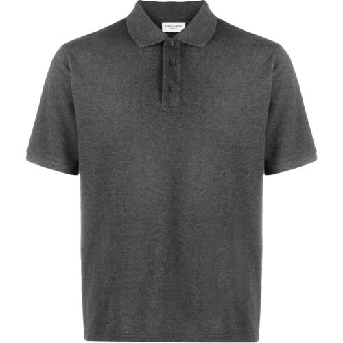 Cassandre Ysl Logo Polo Shirt - Größe L - Saint Laurent - Modalova