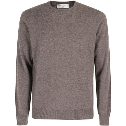 Classic Crew Neck Cashmere Sweater - Größe 48 - FILIPPO DE LAURENTIIS - Modalova