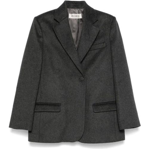 Mélange Blazer - Größe 36 - grau - Róhe - Modalova