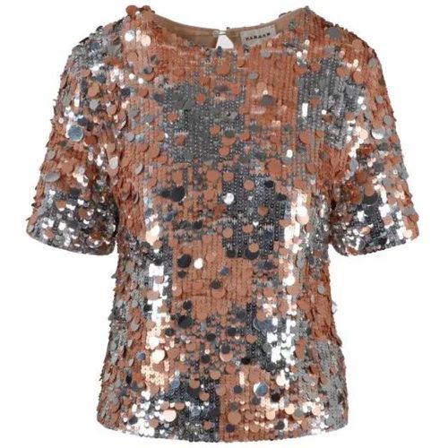 Full Sequins Blouse - Größe S - P.A.R.O.S.H. - Modalova