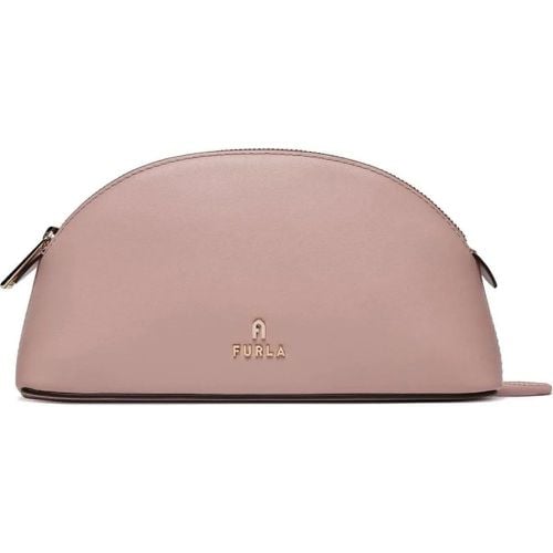 Totes & Shopper - Camelia Logo Plaque Mini Crossbody Bag - Gr. unisize - in Gold - für Damen - Furla - Modalova