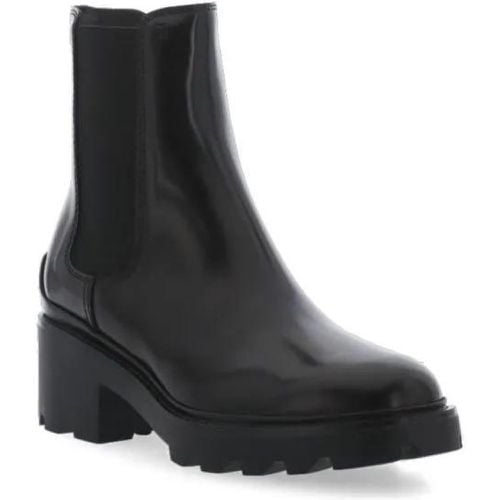 Boots & Stiefeletten - Black Smooth Leather Boots Fo Woman - Gr. 38,5 (EU) - in - für Damen - TOD'S - Modalova