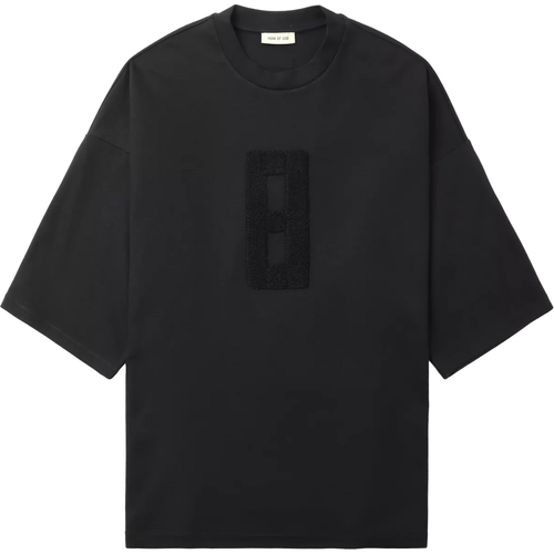 Embroidered 8 T-Shirt - Größe XL - black - FEAR OF GOD - Modalova