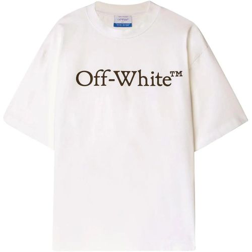 Cotton Logo T-shirt - Größe L - Off-White - Modalova