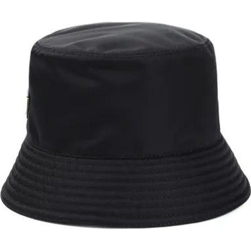 Mützen - Black Re-Nylon Bucket Hat - Gr. S - in - für Damen - Prada - Modalova