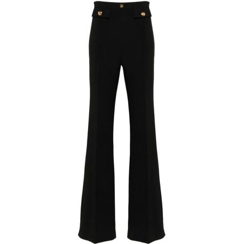 Black Flared Trouser - Größe 40 - Elisabetta Franchi - Modalova