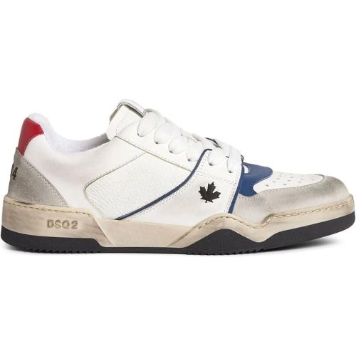 Low-Top Sneaker - Heren Spiker Sneaker Wit - Gr. 44 (EU) - in - für Damen - Dsquared2 - Modalova