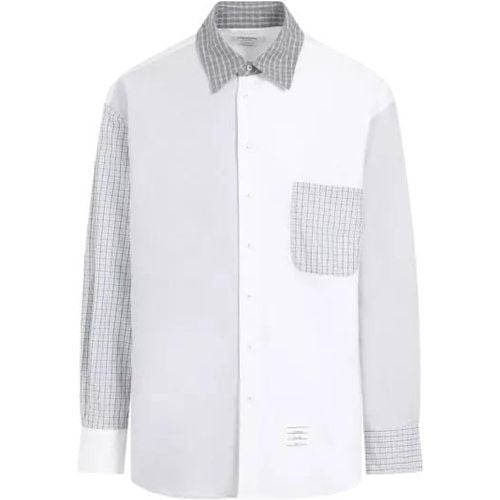 Cotton Funmix Oversized Long Sleeve Shirt - Größe 4 - Thom Browne - Modalova