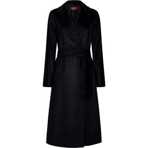 Coats Black - Größe 38 - Max Mara - Modalova