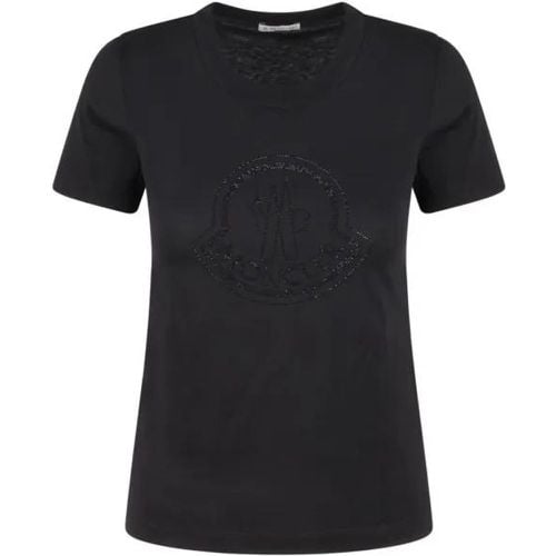 Crystal Logo T-Shirt - Größe L - Moncler - Modalova