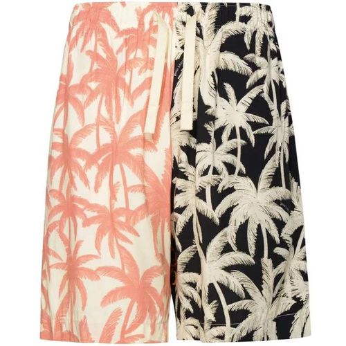 Multicolor Viscose Bermuda Shorts - Größe 48 - multi - Palm Angels - Modalova