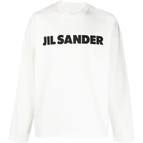 Longsleeve mit Logoprint - Größe L - Jil Sander - Modalova