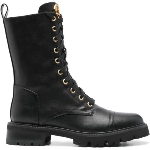 Stiefel - Tall Lace-Up Black Boots - Gr. 36 (EU) - in - für Damen - Twin-Set - Modalova