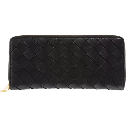 Portemonnaie - Zip Around Black Wallet - Gr. unisize - in - für Damen - Bottega Veneta - Modalova