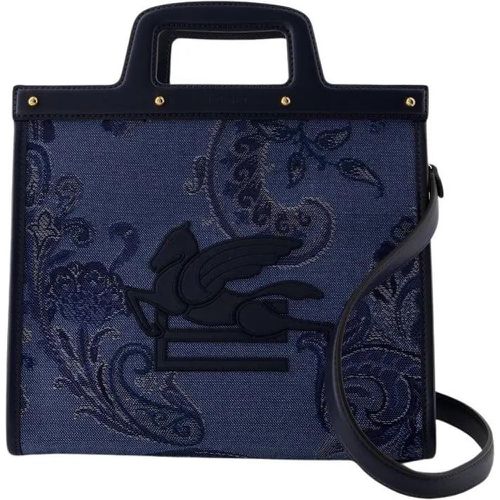 Totes & Shopper - Love Trotter Shopper Bag - Cotton - Blue - Gr. unisize - in - für Damen - ETRO - Modalova