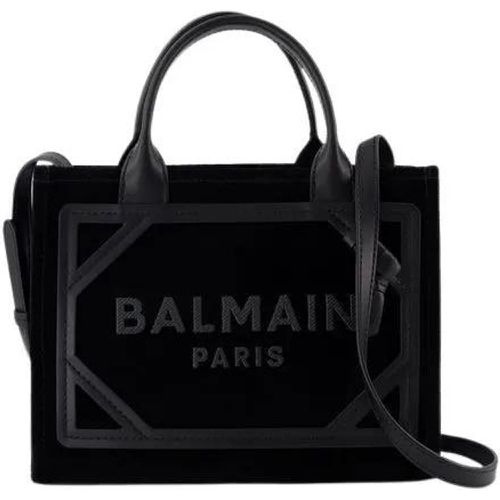 Totes & Shopper - B-Army Small Shopper Bag - Leather - Black - Gr. unisize - in - für Damen - Balmain - Modalova