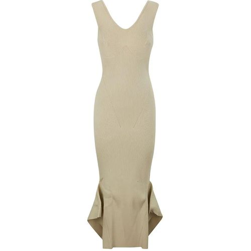 Beige Sleeveless Long Dress - Größe S - Marine Serre - Modalova