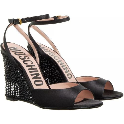 Sandalen - Strass Heel Sandals - Gr. 38 (EU) - in - für Damen - Moschino - Modalova