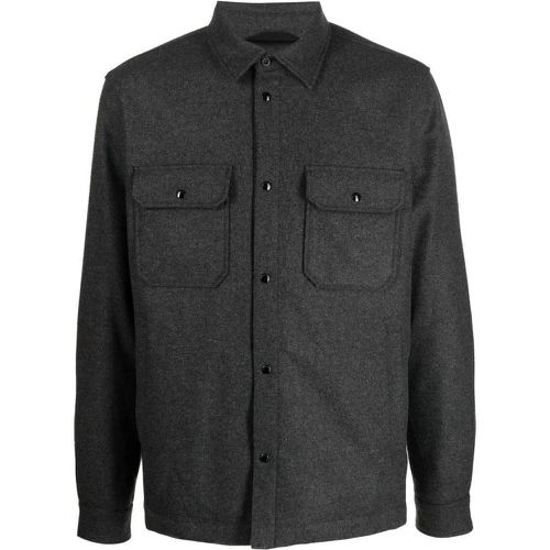 Shirt With Logo - Größe M - schwarz - Woolrich - Modalova