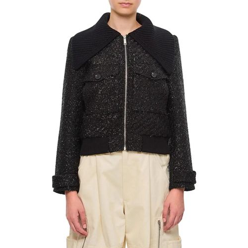 Tinsel Boucle Bomber Jacket - Größe 10 - self-portrait - Modalova