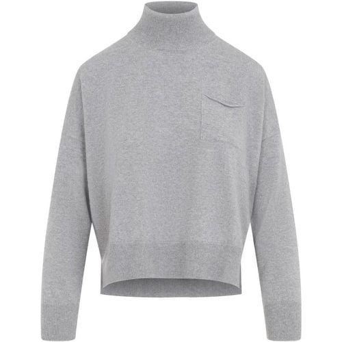 Light Grey Virgin Wool Turtleneck - Größe 40 - PESERICO - Modalova