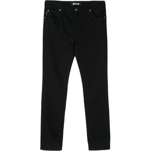 Black Cotton Denim Jeans - Größe 32 - schwarz - Just Cavalli - Modalova