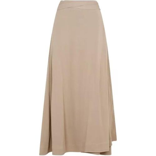 Beige Tie-Waist Wrap Skirt - Größe S - brown - TOTEME - Modalova