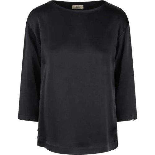 Light Blouse - Größe 44 - schwarz - Herno - Modalova