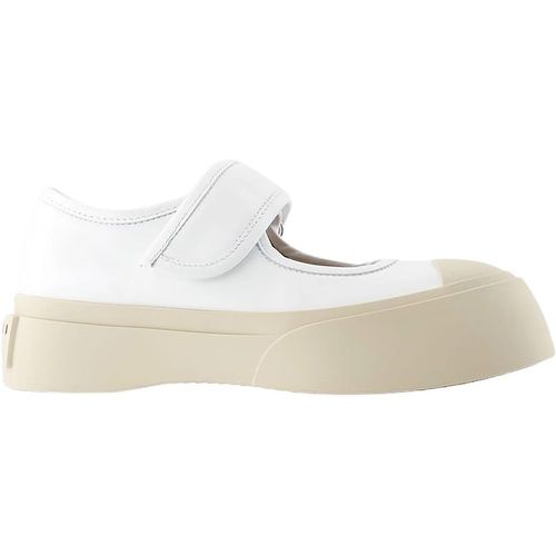 Loafer - Mary Jane Sneakers - Leather - White - Gr. 35 (EU) - in - für Damen - Marni - Modalova