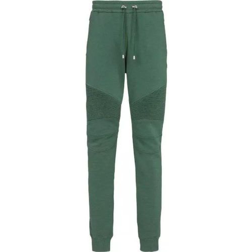 Drawstring Cotton Track Pants - Größe L - Balmain - Modalova