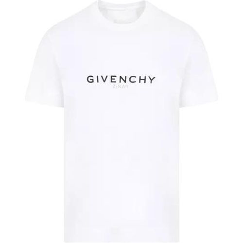 White Cotton T-Shirt - Größe M - weiß - Givenchy - Modalova