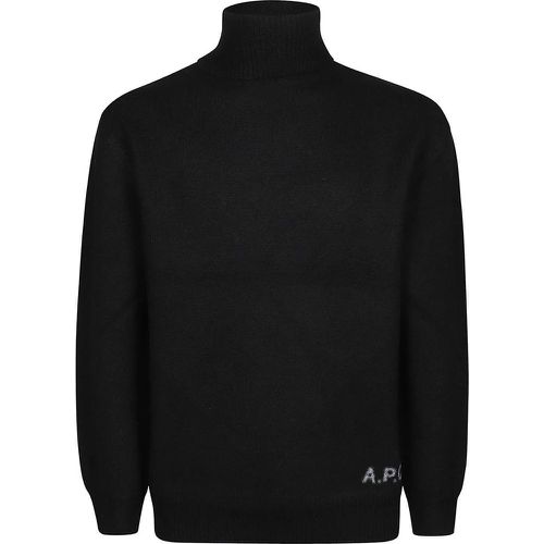 Walter Turtle Neck Sweater Black - Größe L - A.P.C. - Modalova