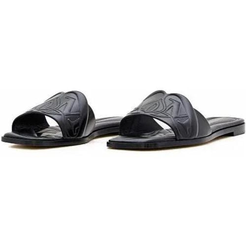 Sandalen & Sandaletten - Flat Leather Slide Sandal - Gr. 36 (EU) - in - für Damen - alexander mcqueen - Modalova