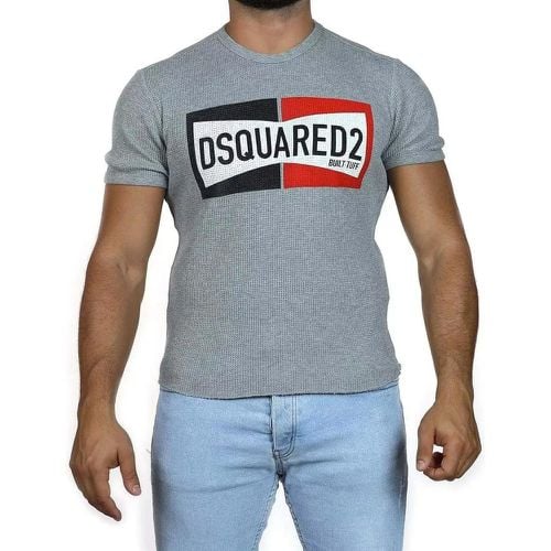 Two Tone Logo T-Shirt - Größe S - Dsquared2 - Modalova